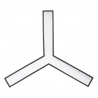 Светильник светодиодный Geometria ЭРА Igrek SPO-144-B-40K-066 66Вт 4000К 4000Лм IP40 1200*1200*80 черный подвесной'