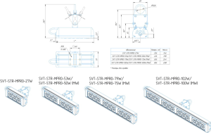 LED светильник SVT-STR-MPRO-27W-45x140'