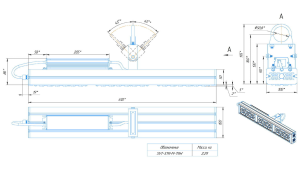 LED светильник SVT-STR-M-79W-45x140'