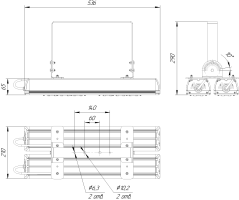 LED светильник SVT-STR-MPRO-Max-81W-35-DUO'