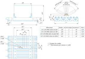 LED светильник SVT-STR-MPRO-102W-65-CRI90-5700K-QUATTRO'